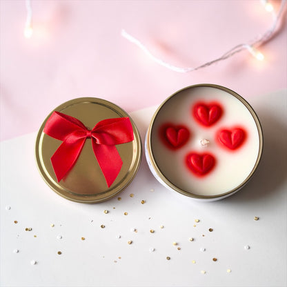 With Love Tin Candle