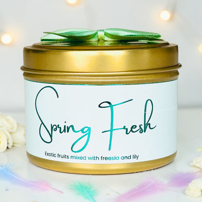 Spring Fresh Tin Candle