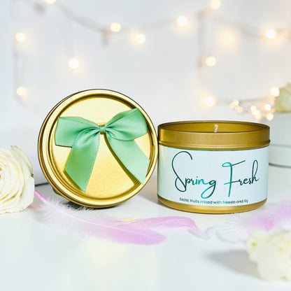 Spring Fresh Tin Candle