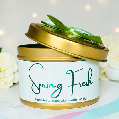 Spring Fresh Tin Candle