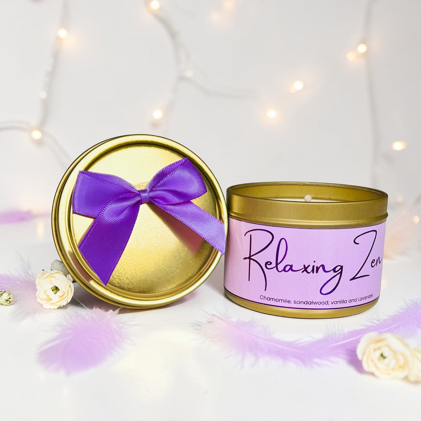 Relaxing Zen Tin Candle