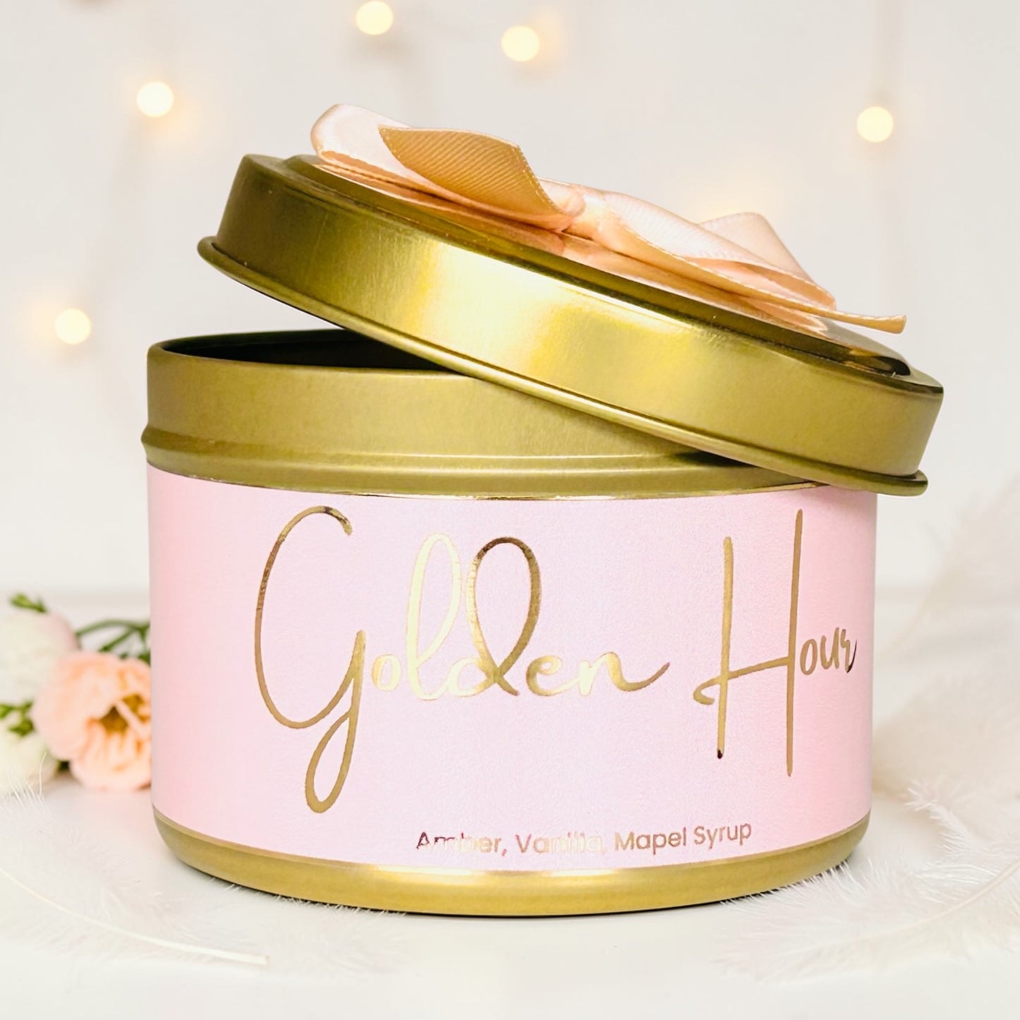 Golden Hour Tin Candle