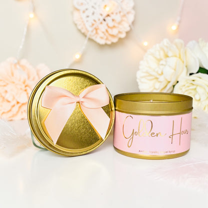 Golden Hour Tin Candle