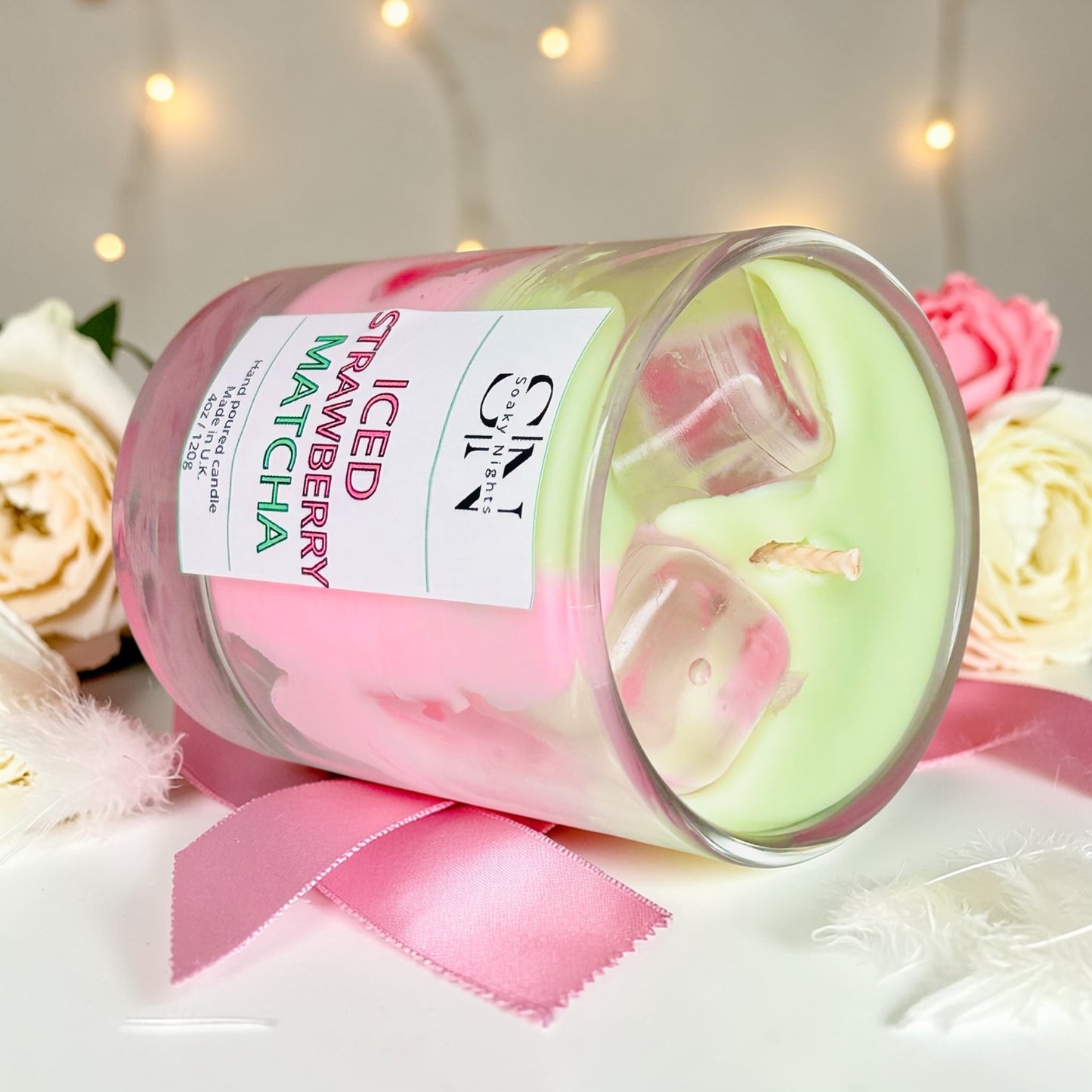 Strawberry Iced Matcha Candle