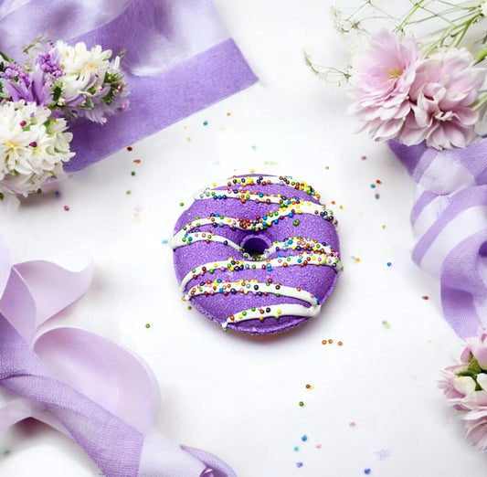 Purple Donut Bath Bomb