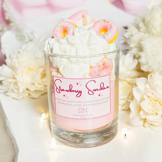 Strawberry Sundae Candle